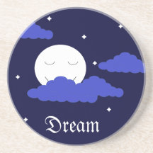 Lua cheia à meia-noite e estrelas