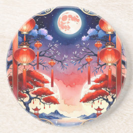 Porta-copos Lua cheia e brilhante