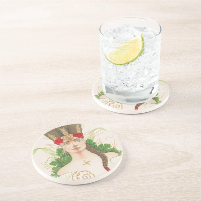 Porta-copos Lughnasadh Goddess Tailtiu (Lateral)