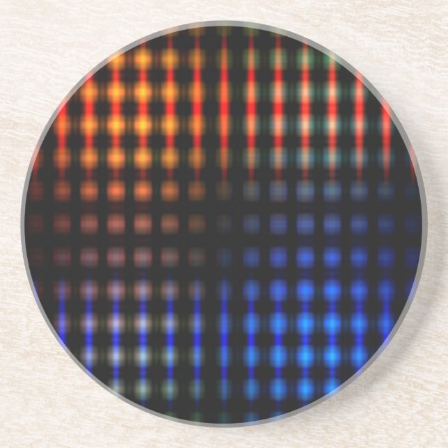 Porta-copos Luzes brilhantes coloridas (Frente)