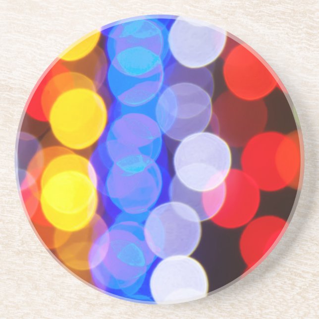 Porta-copos Luzes indefinidas coloridas (Frente)