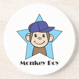 Porta-copos Macaco feliz do clipart bonito dos desenhos