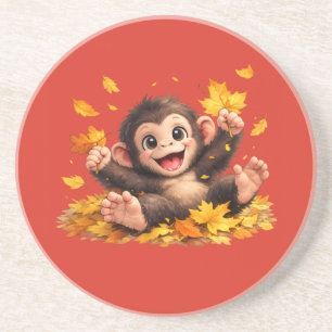 Porta-copos Macaco Sorridente com Olhos Grandes Tropical Diver
