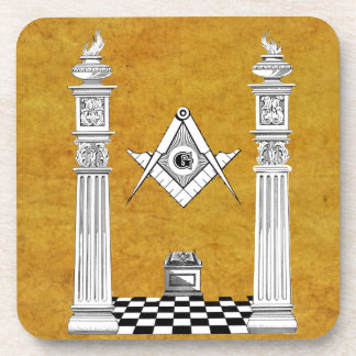 Porta copos maçónica