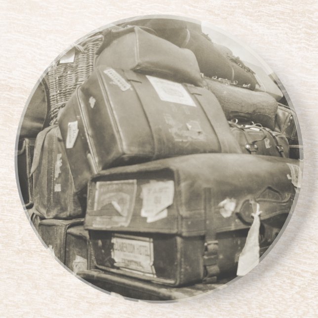 PORTA-COPOS MADEIRA DE EQUIPE DE BAGAGEM VIAGEM 1890 (Frente)