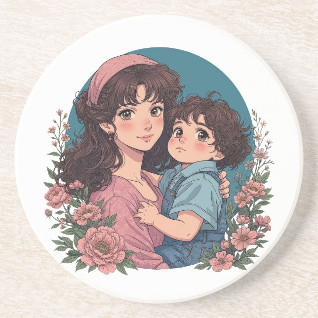 Porta-copos mãe&filho  (Frente)