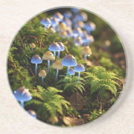 Porta-copos Magical Bioluminescent Fungi - Deep Forest
