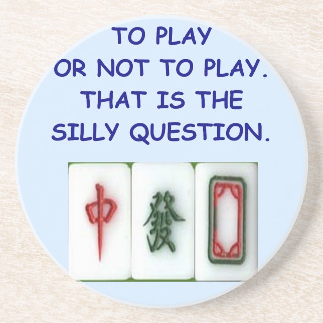 Porta-copos mahjong (Frente)