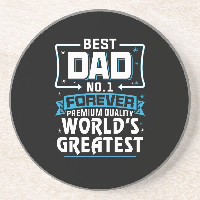Porta-copos Maior No.1 do Mundo do Pai Pai dos Homens (Frente)