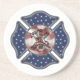 Porta-copos Maltês patriótico do sapador-bombeiro