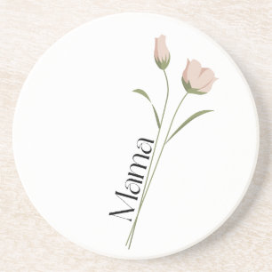 Porta-copos Mama Floral Tulipa, Dia das Mães, Aniversário para