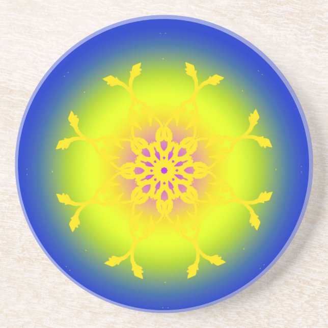 Porta-copos Mandala da Confiança (Frente)