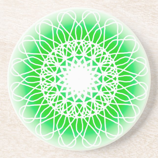 Porta-copos Mandala de Crescimento (Frente)