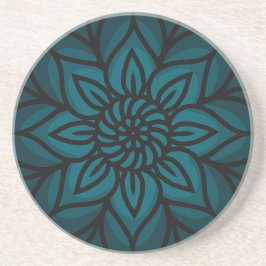 Porta-copos Mandala Design Sandstone Coaster