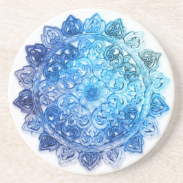 Porta-copos Mandela azul