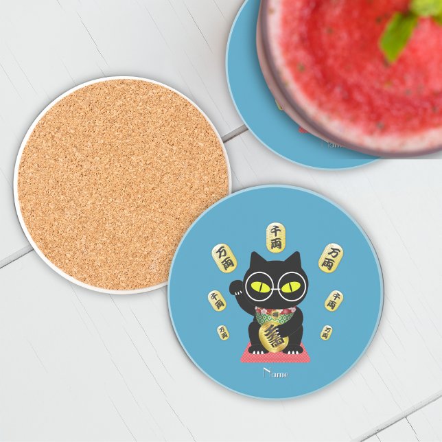 Porta-copos Maneki Neko Lucky Poilue Sandstone (Maneki Neko Lucky Poilue Sandstone Coaster)