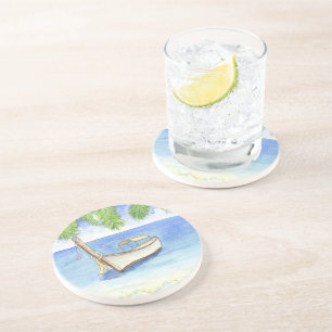 Porta-copos Manhã em Bali Watercolor