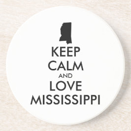 Porta-copos MANTER CALMO E AMAR MISSISSIPPI personalizável