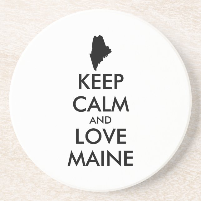 Porta-copos MANTER CALMO e AMOR personalizáveis (Frente)