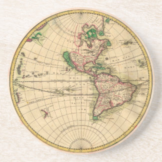 Porta-copos Mapa antigo do mundo