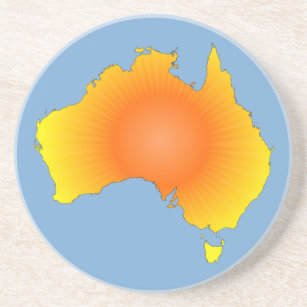 Porta-copos Mapa Sunny Austrália