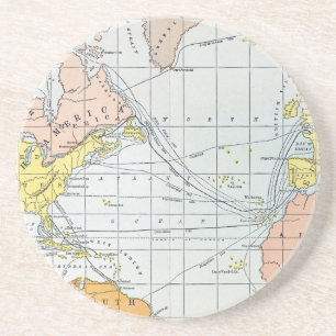 PORTA-COPOS MAPA: VIAGENS ATLÂNTICAS