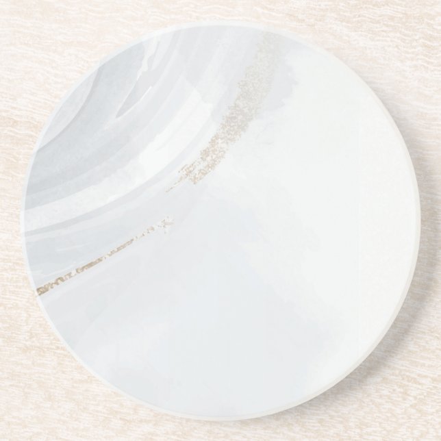 Porta-copos Marble Pastel Stone Texture Glitter Watercolor (Frente)