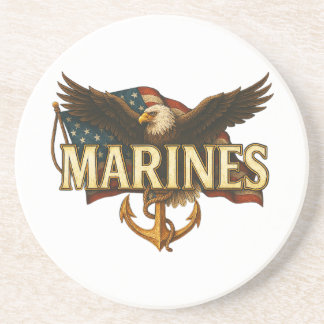 Porta-copos Marines With Eagle and Flag