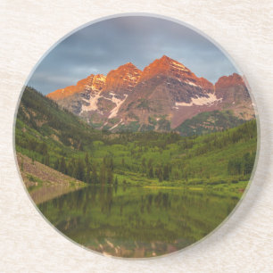 Porta-copos Maroon Bells Refletidos no Lago Maroon Calmo 3