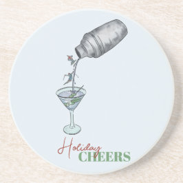 Porta-copos martini e férias de esqui