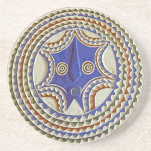 Porta-copos Máscara Tribal Africana