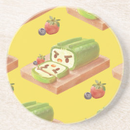 Porta-copos Matcha Cake Roll