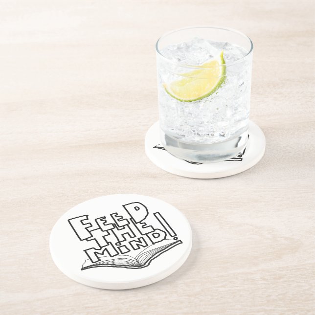 Porta-copos MAZIPOODLES Feed The Mind 077  (Lateral)