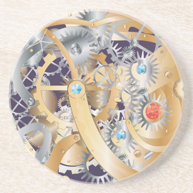 Porta-copos mecanismo do relógio (Frente)