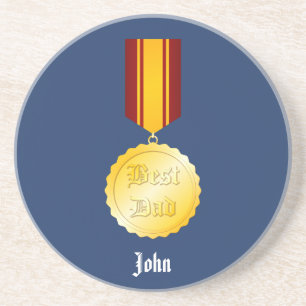 Porta-copos Medalha de Melhor Pai para o Dia dos Pais