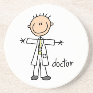 Porta-copos Médico Figura de Palito