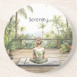 Porta-copos Meditação Yoga Serenidade Feminino