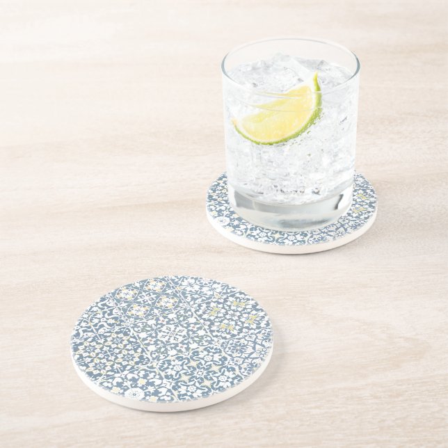 Porta-copos Mediterranean Tiles, Moroccan, Majolica, Azulejo (Lateral)