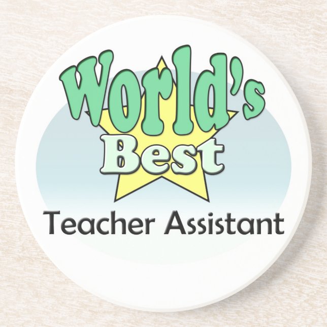 Porta-copos Melhor Assistente de Professores do Mundo (Frente)