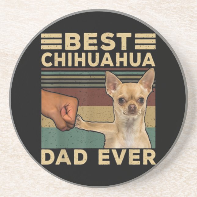 Porta-copos Melhor Pai Chihuahua (Frente)