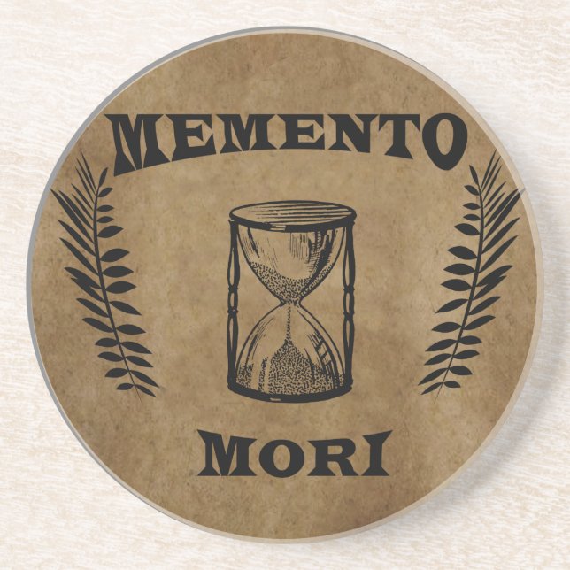 Porta-copos memento mori hourglass (Frente)
