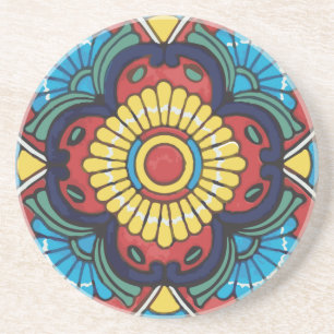 Porta-copos Mexican red talavera tile
