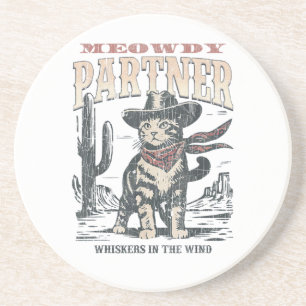 Porta-copos Miau Parceiro Cowboy Gato
