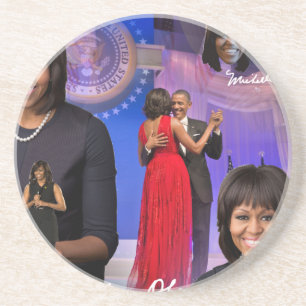 Porta-copos Michelle Obama