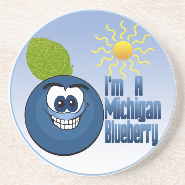 Porta-copos Michigan Blueberry (Frente)