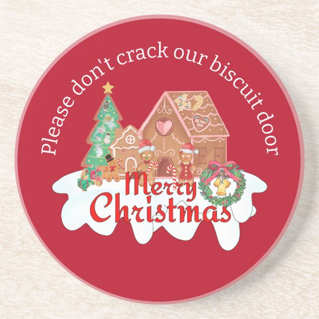 Porta-copos Mikitez gingerbreadhouse vintage gingerpão (Frente)