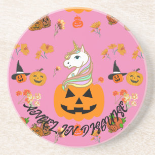 Porta-copos Mikitiez halloween unicorn assustou outono