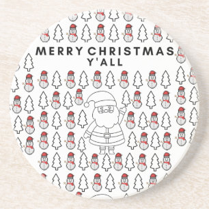 Porta-copos Miktiez merrychristmas papais noeis mínimos feliz 