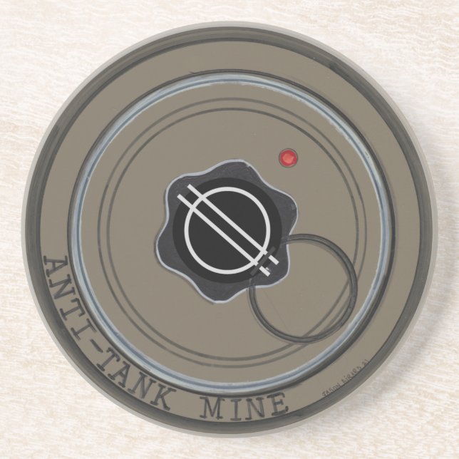 Porta-copos Mina Anti-Tanque (Frente)