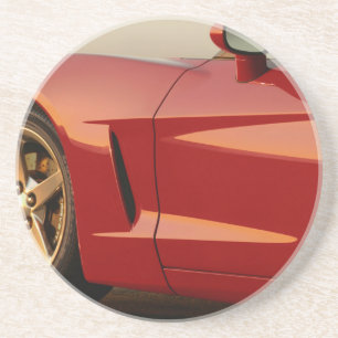 Porta-copos Minha corveta vermelha